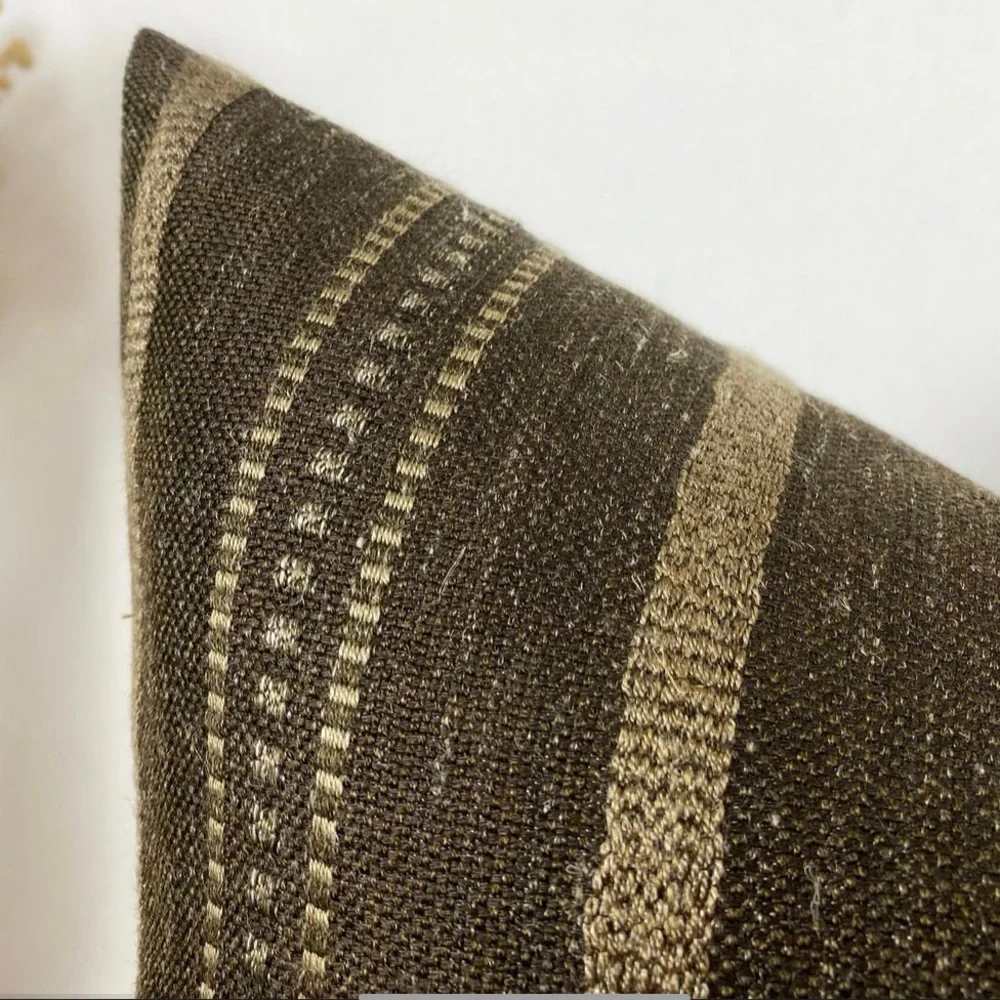 Boho Striped Pillow Covers. (2)Lumbar